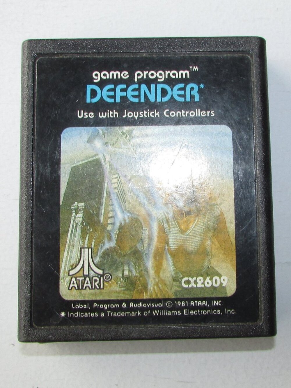 Vintage Atari Defender Video Game Cartridge